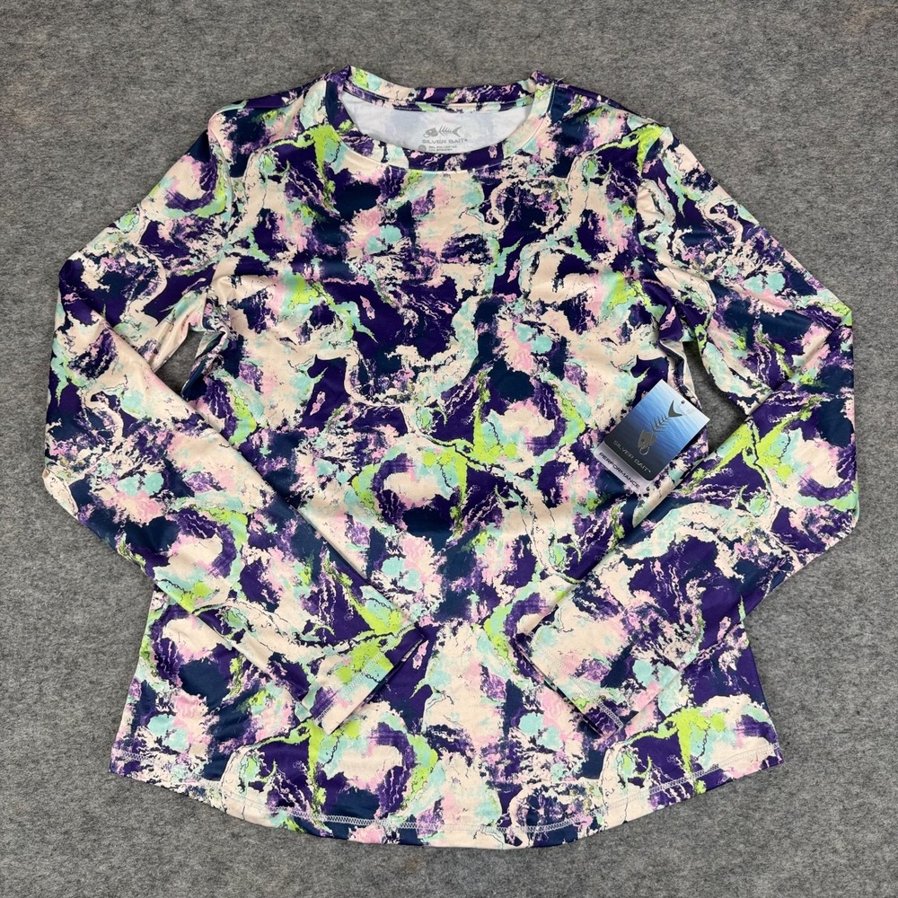 Silver Bait Performance Shirt Long Sleeve Womens Small S